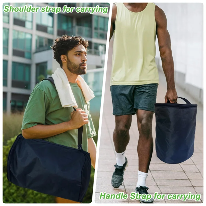 

RTENTE-универсальная спортивная сумка для переноски мячей с регулируемым ремешком — портативная сетчатая корзина для тенниса, пиклбола, пинг-понга, бейсбола