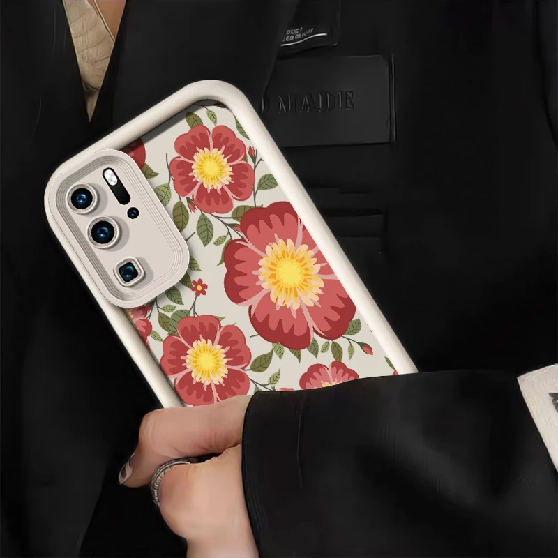 حافظة هاتف على شكل زهور لهاتف انفينيكس GT 30 VIP Zero 30 Hot 60 Pro Plus 40i 30i 10 20 Play Note 50 40 غطاء ناعم غير لامع مقاوم للصدمات