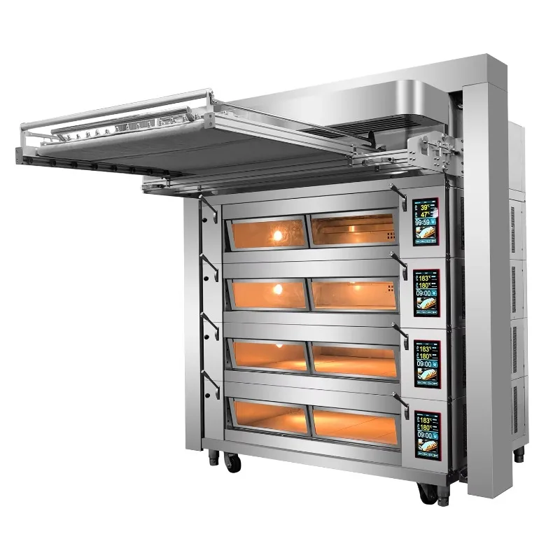 

Factory Direct Supply High-Efficiency Energy-Saving 4-Layer 16-Tray Lifting Oven New Baking Equipment for Baking Flour Milk