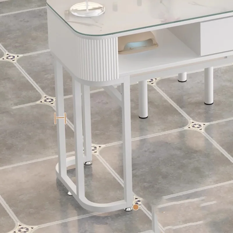 طاولة أظافر عصرية أنيقة كلاسيكية متعددة الاستخدامات رائعة ومكتب أظافر بسيط ومريح Mesas Para Manicuristas أثاث الصالون