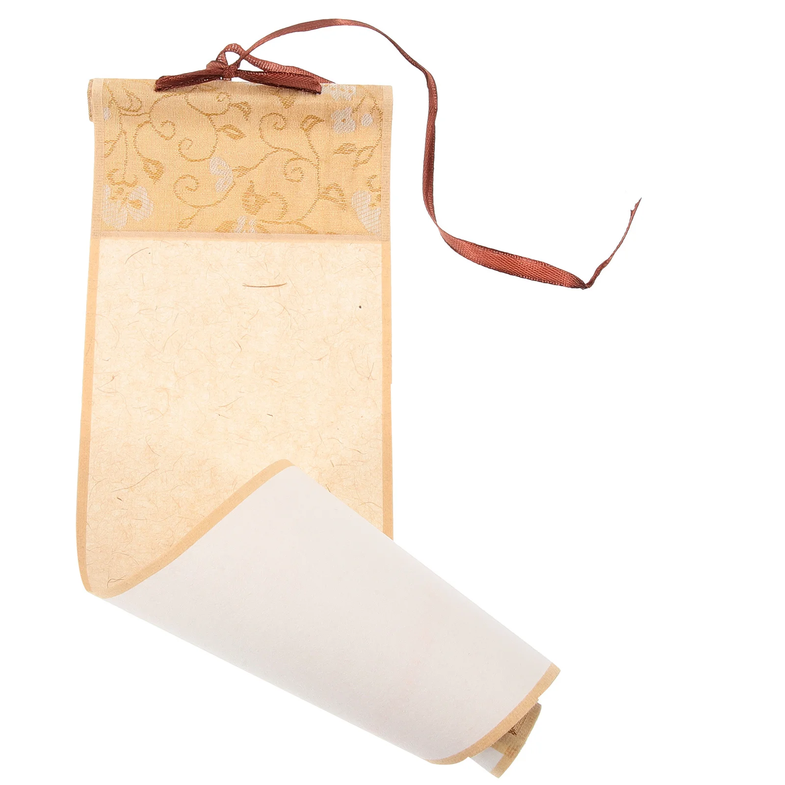 

Blank Chinese Calligraphy Scroll Paper Vintage Roll Absorbent Painting Paper for Ink Brush Watercolor Painting Calligraphy
