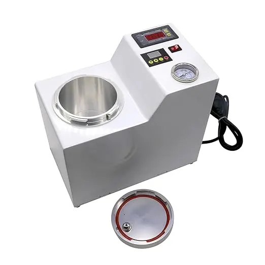 Dental Polymerizer Portable Curing Pressure Pot Dental Lab Polymerizing Digital Display Adsorption Silicone Rubber Repair