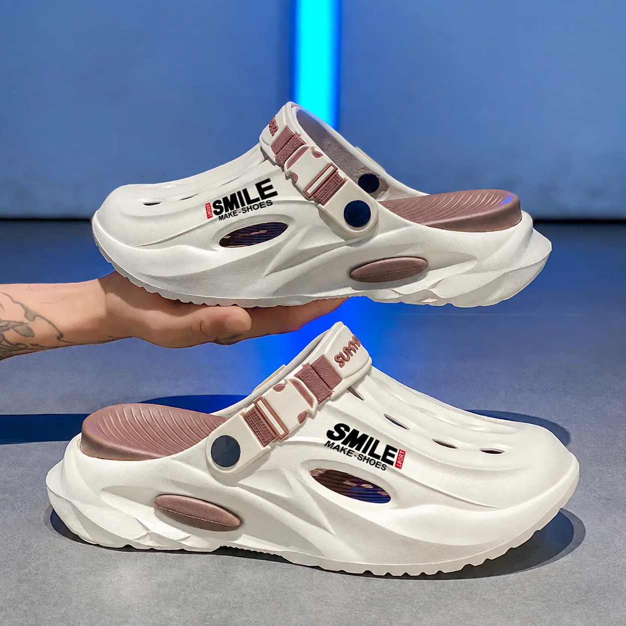 Mens Clogs EVA Clogs Non Slip Shoes Clogs for Man Men's Slippers Slippers for Men Man Slippers Outdoor Slippers for Man Summer