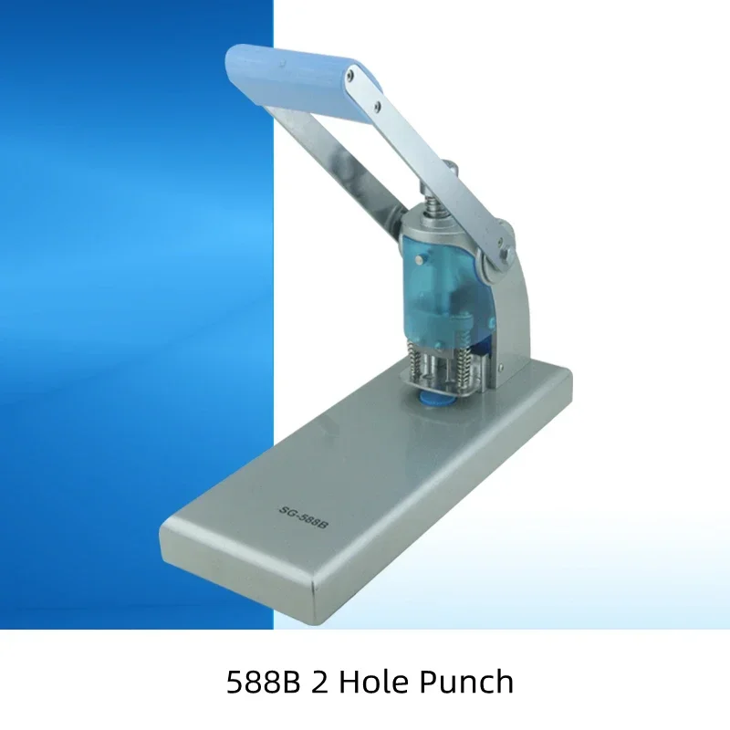 SG-588B Two hole punching machine Financial Bill Voucher Binding Machine single hole punching machine