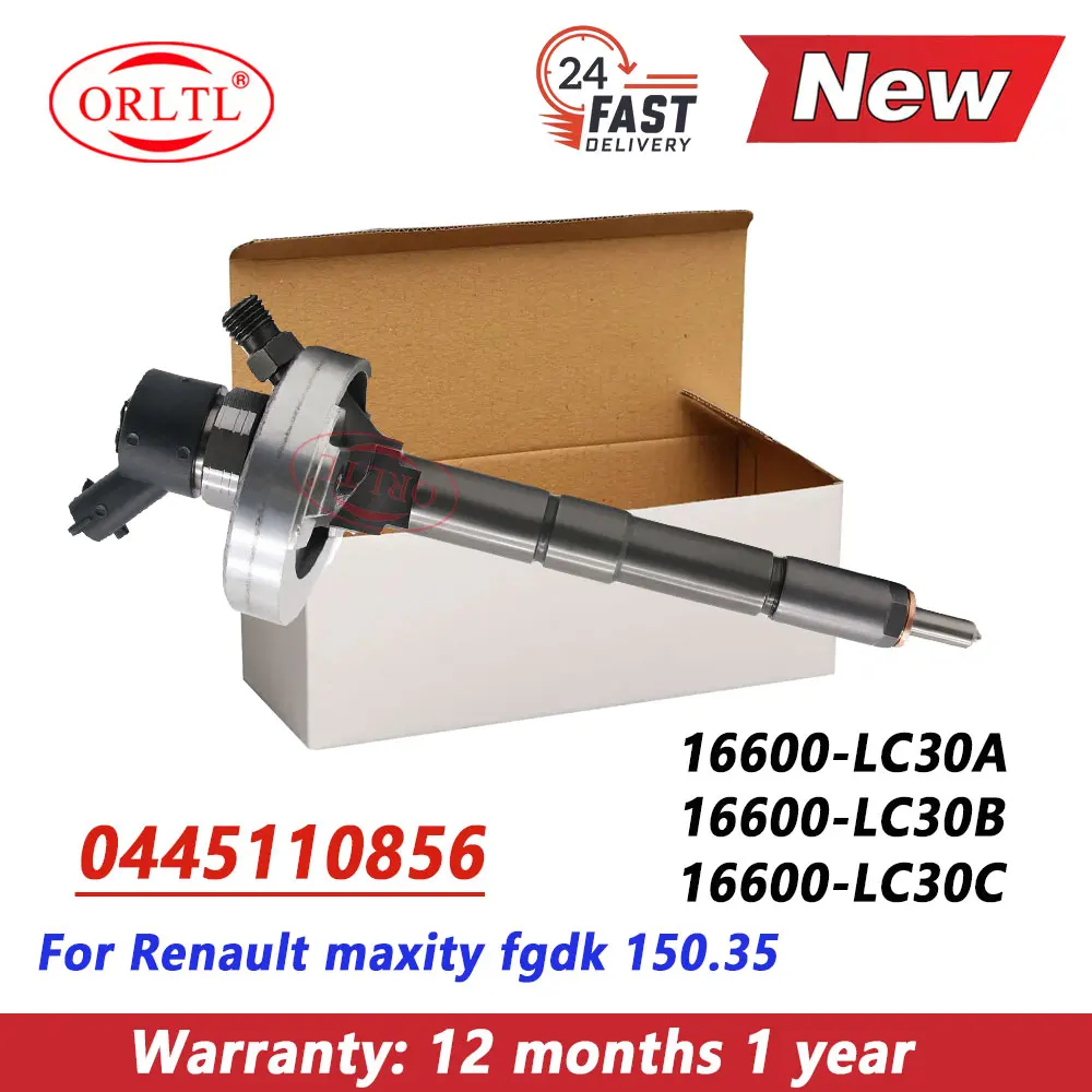 

ORLTL DIESEL NEW INJECTOR 0445110797 0445110856 0445110433 16600-LC30A 16600-LC30B 16600-LC30C for NISSAN Renault