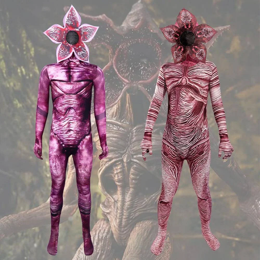 

Косплей ужасов на Хэллоуин, реквизит для еды, комбинезон с цветами, странные вещи, сценический костюм, женская традиционная одежда