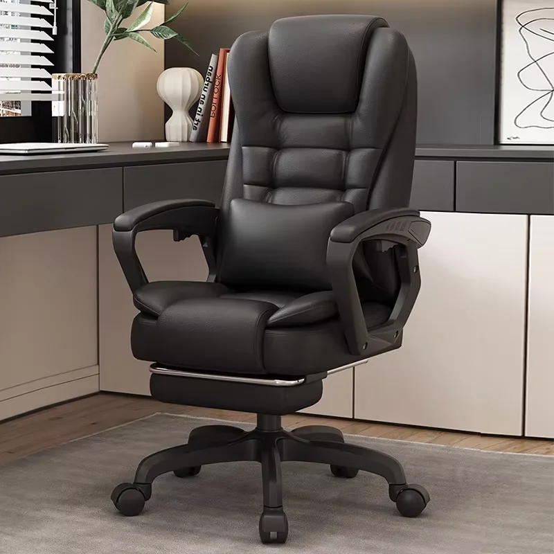 Swivel Reclining Features Large Office Chair Modern Home Design Synthetic Leather Executive Office