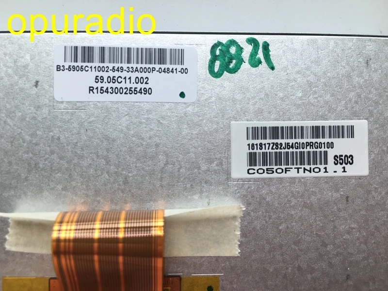 Оригинальный новый AUO 5-дюймовый TFT ЖК-дисплей C050FTN01.1 C050FTN01 экранная панель для автомобильного аудио ЖК-монитора Nissan