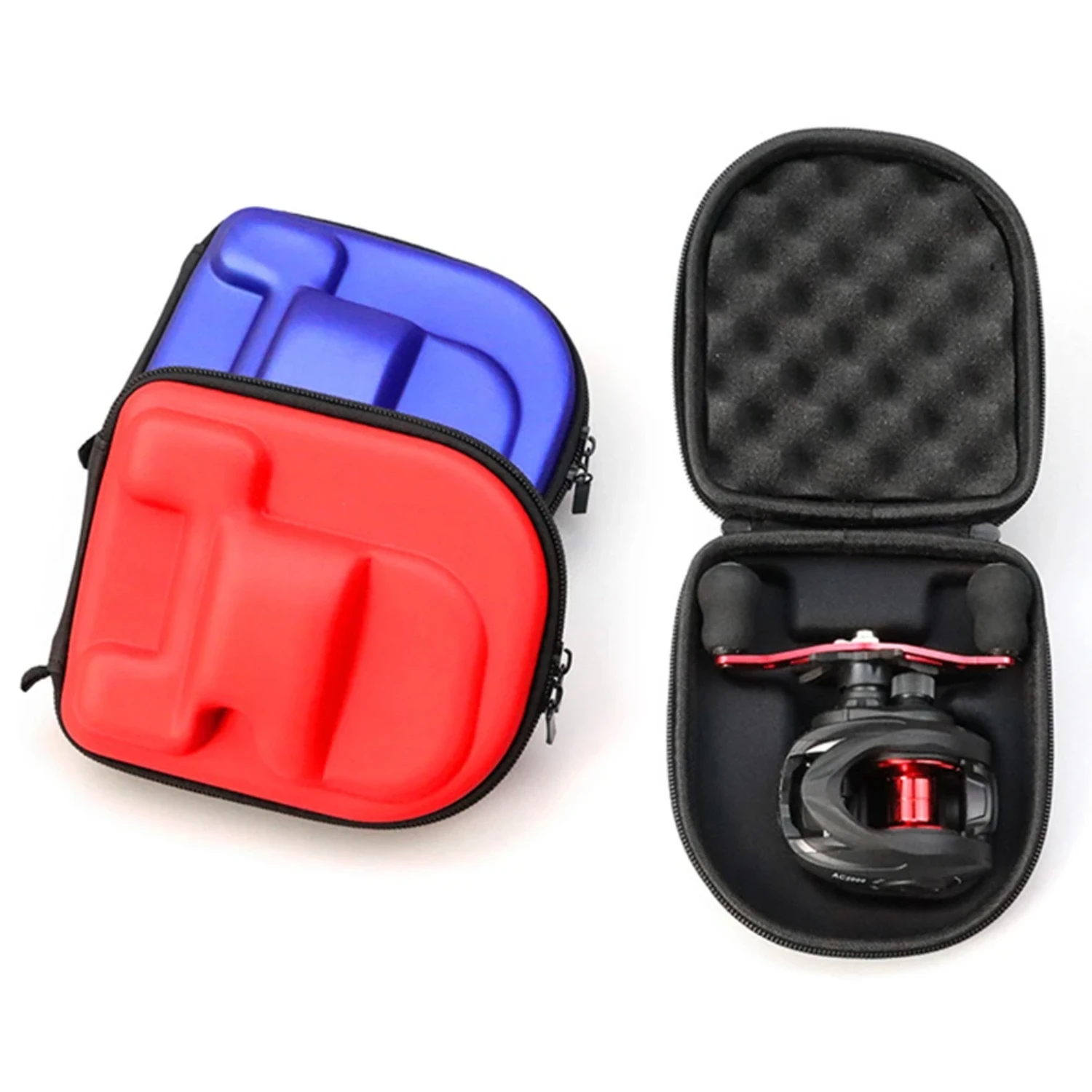 New Fishing Reel Protective Case Water Resistant Hard  Box Pouch Built-in Anti-Pressure Sponge Baitcasting Wheel  Accessories