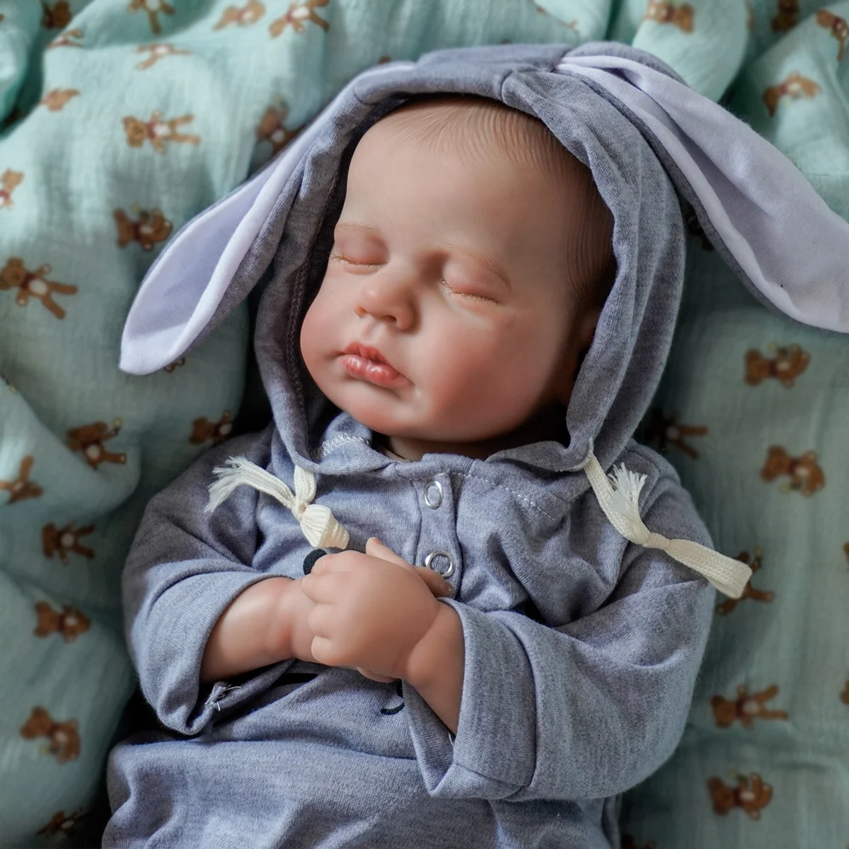 JOYORA Fashion Doll Soft Handmade Rebirth Doll 3D Skin Art Collection Doll Newborn Size Doll Children Playmate Cute Holiday Gift