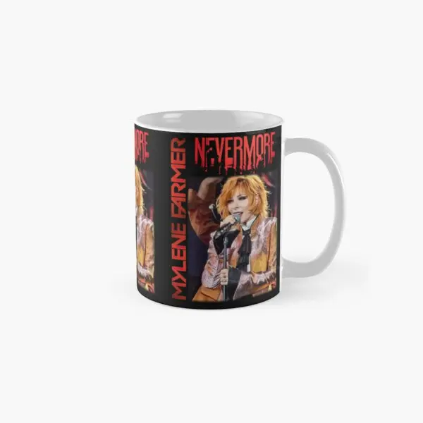 Mylene Farmer Nevermore Tour 2023 2024 C  Mug Simple Coffee Gifts Tea Handle Round Photo Design Printed Picture Drinkware Cup