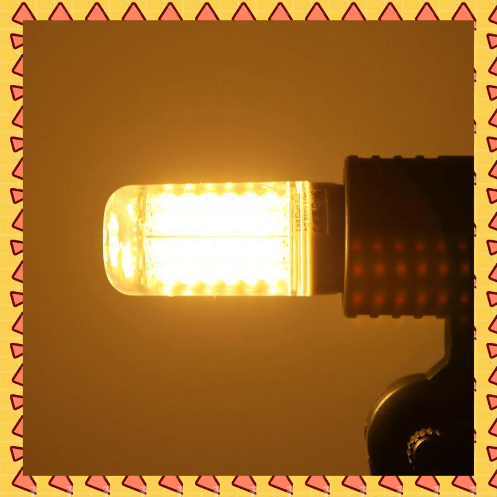 

A008 6X GU10 10W 5730 SMD 69 LED Bulbs LED Corn Light LED Lamp Energy Saving 360 Degree 200-240V Warm White
