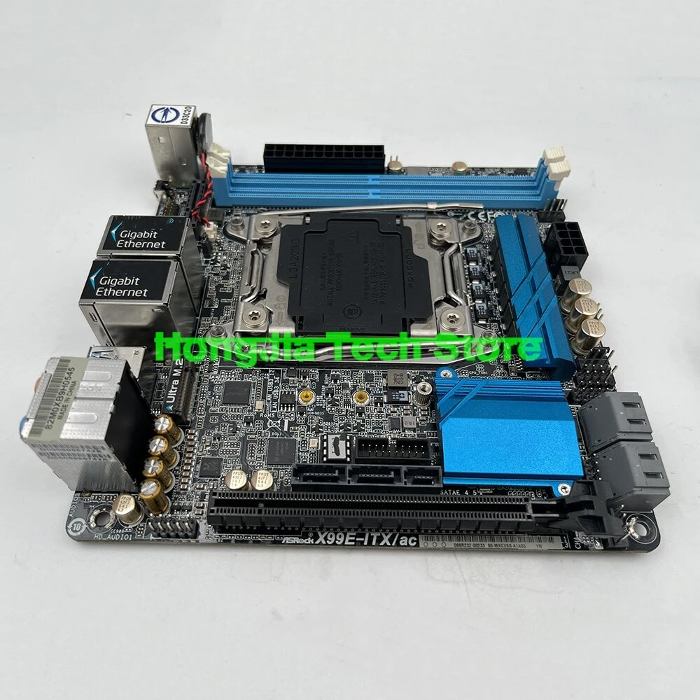 Perfect job 2011 support i7 5960 xE5-2699 v4 2680 v3cpu Motherboard  X99E-ITX/ac view 2