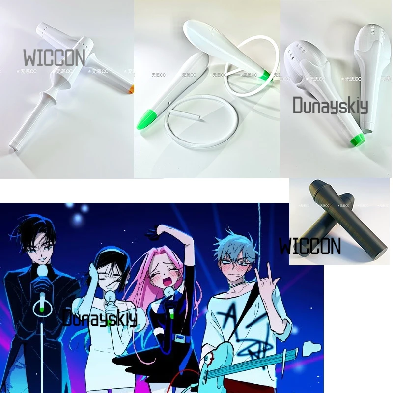 مسطرة المرحلة الغريبة من قلبي مستديرة 5 ميكروفون تنكري عالي الجودة إيفان تيل ميزي سوا لوكا هيونا هدية مؤتمرات الهالوين