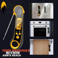 A15F-Digital Meat Thermometer,Instant Read Food Thermometer For BBQ Grill, Liquids, Beef, Turkey, And Cooking