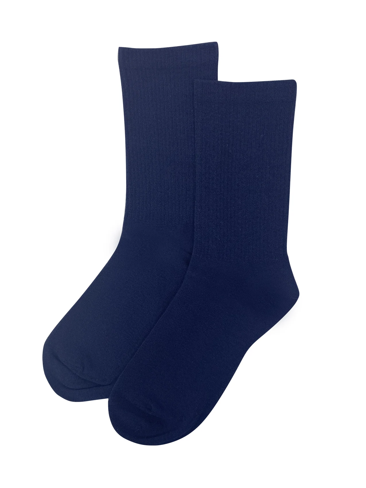 Men & Women Bamboo Plain Bamboo Blend Socks, Comfortable Crew Socks - Premium Quality Cotton for Everyday Wear