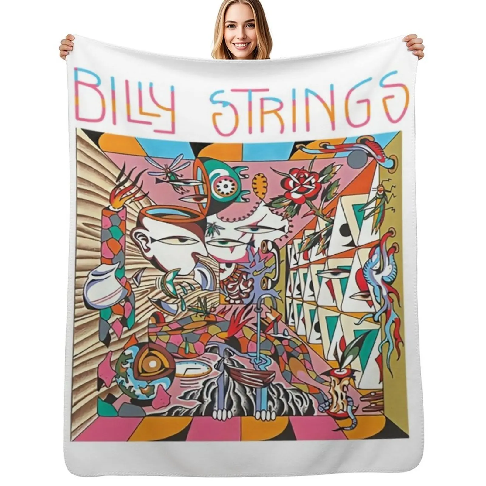 Billy Strings T-ShirtBilly Billy Throw Blanket Nap Softest Cute Plaid Bed linens Giant Sofa Winter beds Blankets