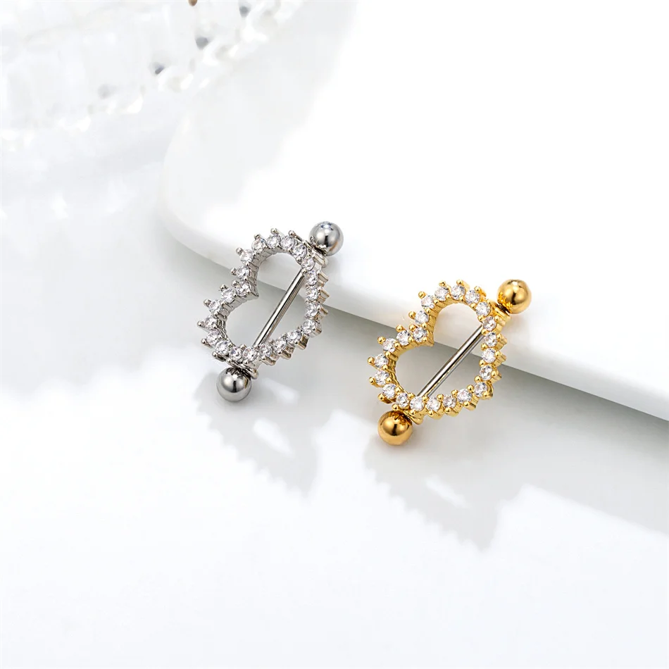 1 Pair Titanium Nipple Piercin - Body Jewelry Nipple Rings avis et prix