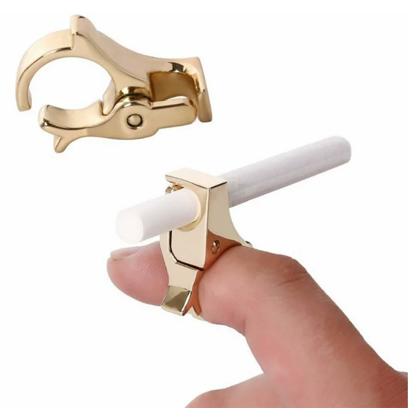 1Pcs Rings Cigarette Holder Rack Finger Clip Smoke Cool Gadgets For Man Boyfriend Gifts Smoker Tools