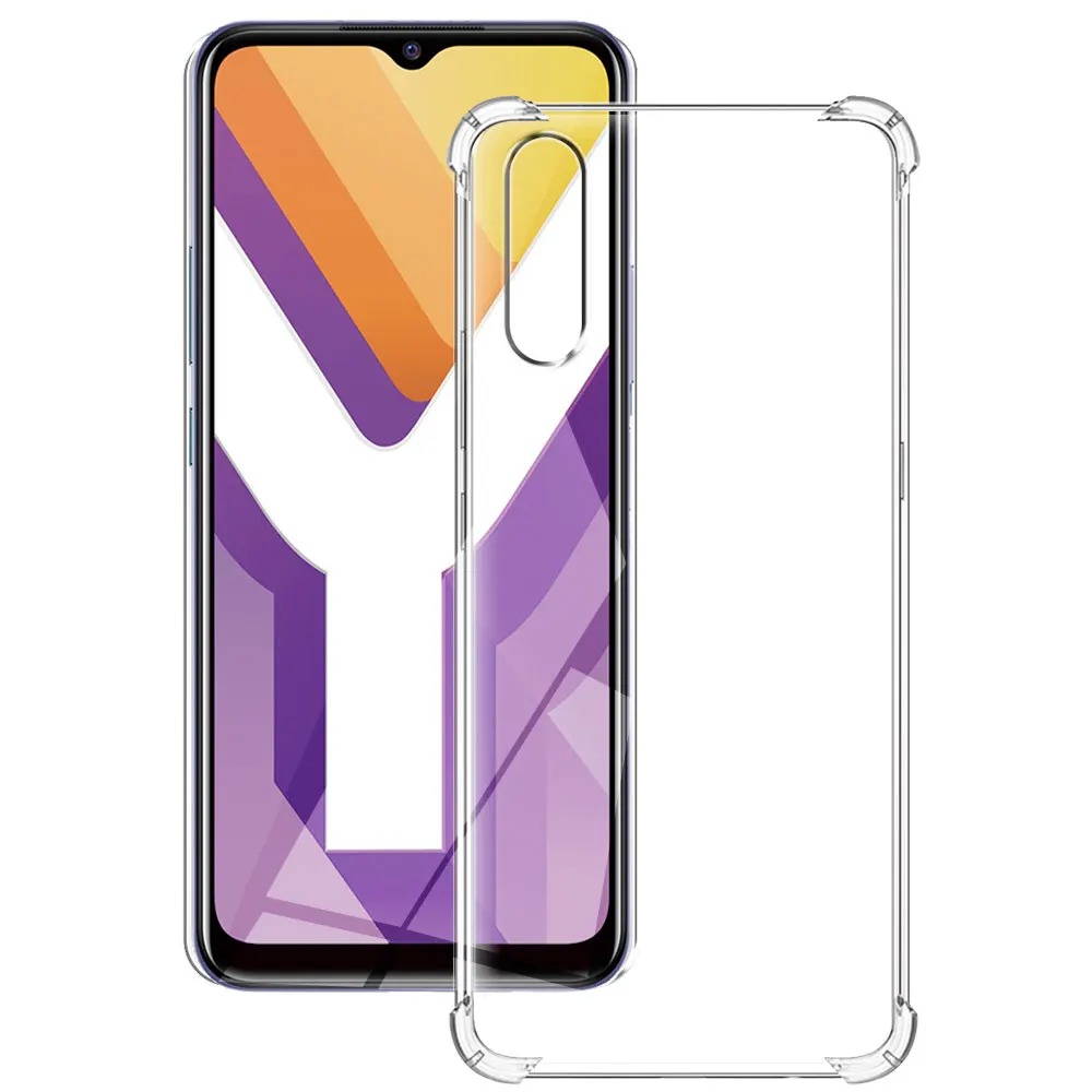 For VIVO v17 Neo Case Clear Shockproof Silicone Soft Phone Cover Cases For Vivo V17 Neo Coque For vivo v17 Neo Transparent Funda