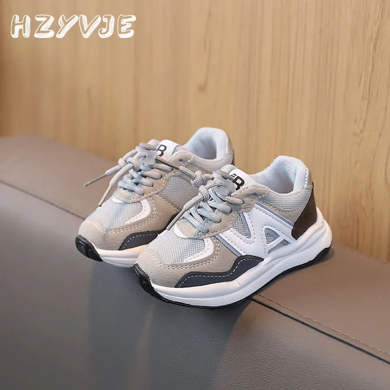 Ragazzi e ragazze Fashion Casual Sneakers Kid Trend Chic scarpe da corsa scarpe da basket bambini Flat Baby Toddler Outdoor Shoes