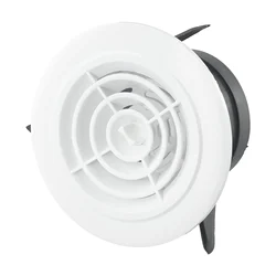 1Pcs Round Adjustable Wall Interior Vent ABS Ventilation Grille Vent Cover 75mm-200mm Air Vent Outlet For Bathrooms Offices