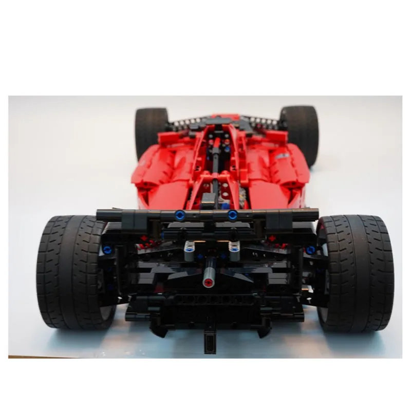 MOC-136182RedF1Formula Sport Auto sportive da corsa Building Blocks Modello1649PartsMOC Creativo Ragazzi Bambini CompleannoBuilding Blocks Giocattolo