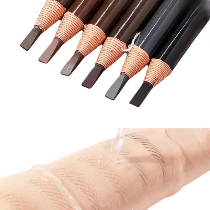 HENGSI – stylos à sourcils imperméables et résistants à la sueur, Anti-taches, durables, pas faciles à décolorer, stylos cosmétiques multicolores, 3 pièces/1 pièce