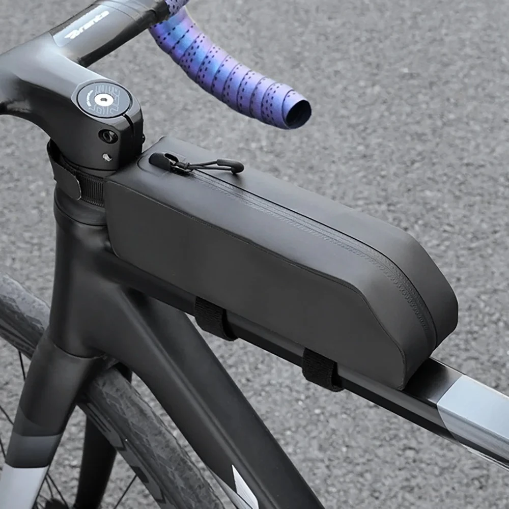 

Large Capacity Hard Shell Waterproof Bike Handlebar Bag, Tube Storage Pack for Mountain Road Bikes Riding