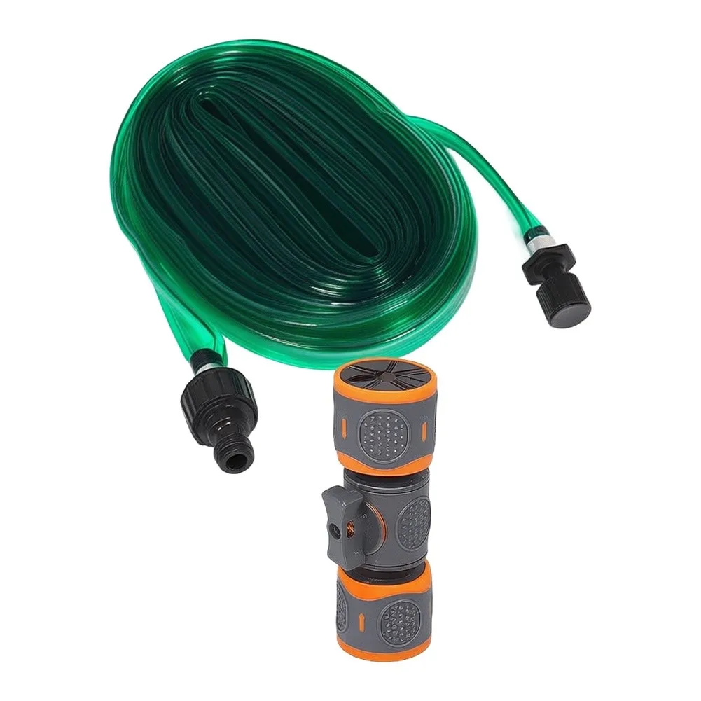 PVC Lawn Watering Tape for For garden Greening Sprinkler System and Ambient Cooling 22.5m 30m Green Permeable Hose
