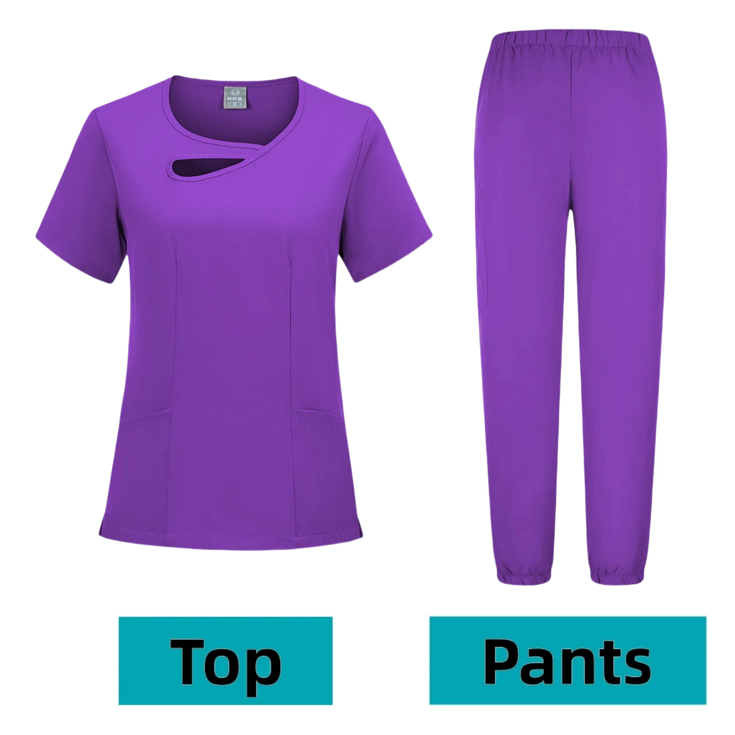 New Fashionable Scrub Designs Women Jogger Clinic Nurse Uniforms Medical Nursing Scrubs Uniforms Sets Hospital Uniforms