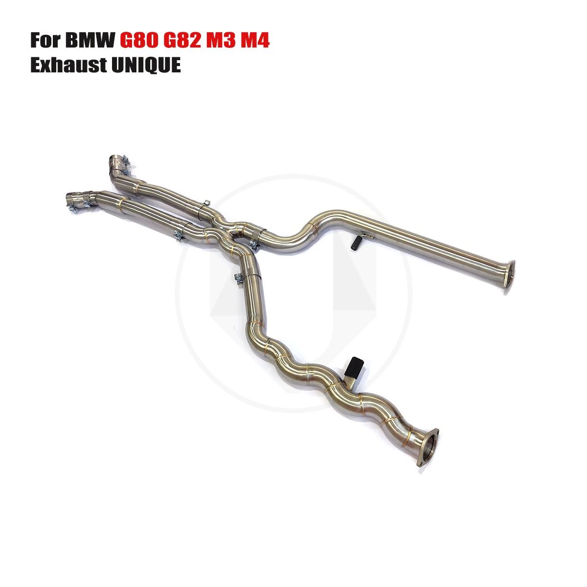 

UNIQUE mid pipe For 2021+ Bmw g80 g82 m3 m4 s58 3.0T Equal Length SS304 exhaust mid X-pipe