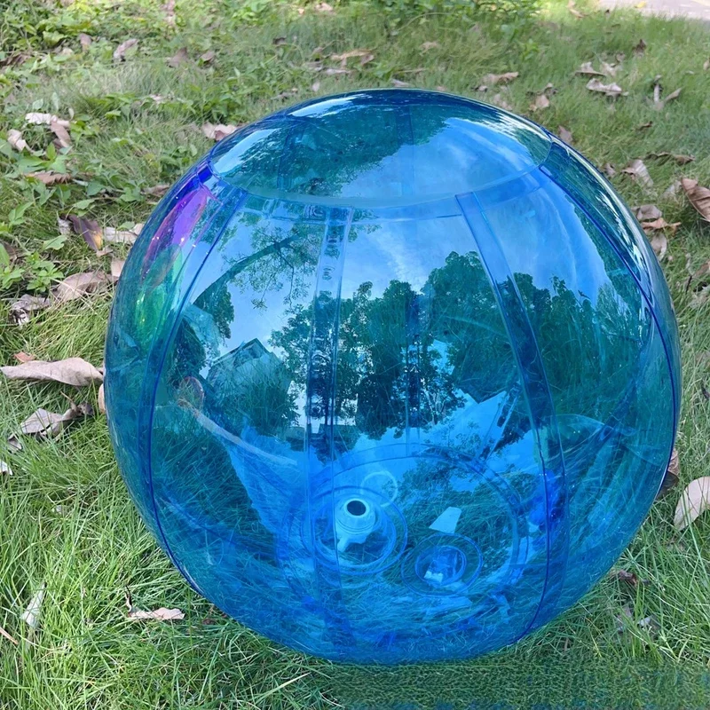 Ball 0.8mmGiant Inflatable Clear  PVC Reusable Transparent Ball Airtight Color Sphere Balloon For Party &Summer Beach Decoration