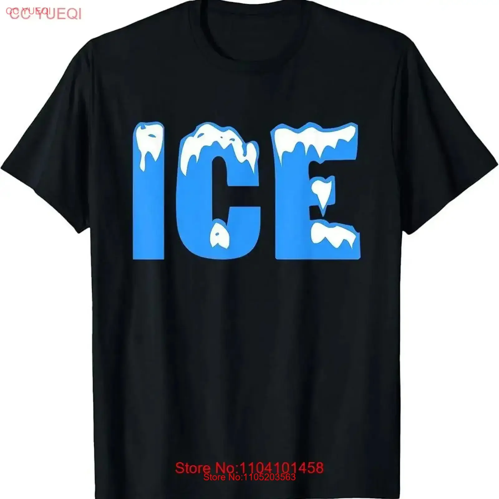 Ice and Baby Family Funny Christmas Costume Couples T Shirt vintage Washed streetwear Unisex Comfortable Slightly
