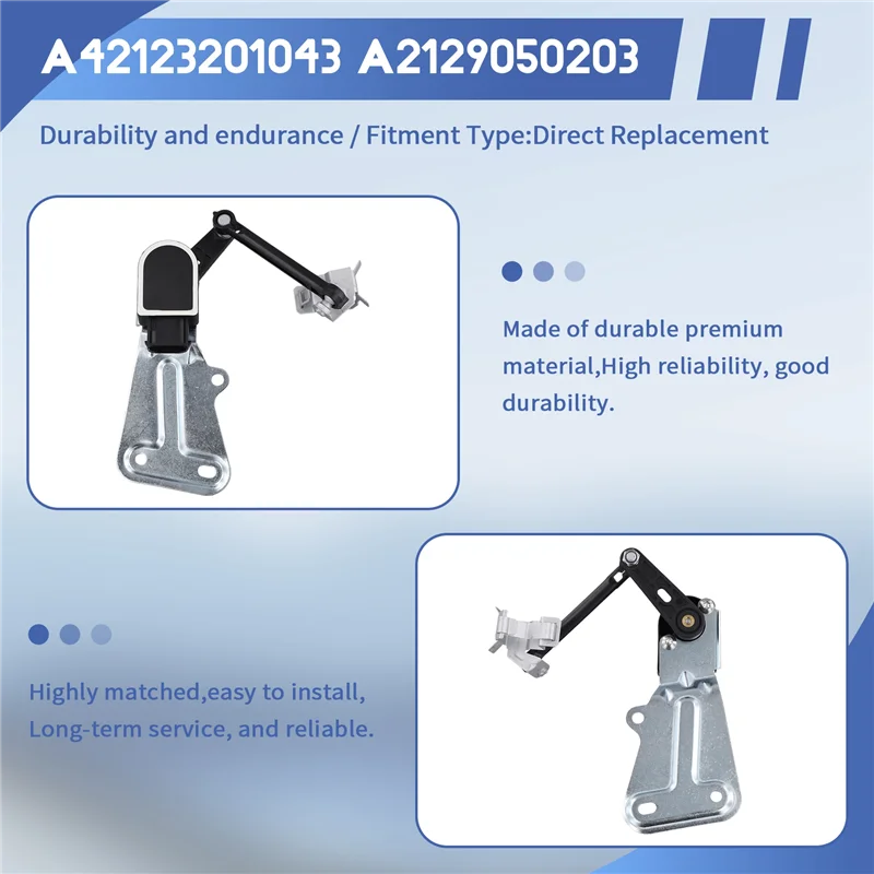 สําหรับ W212 W218 ด้านหน้าขวาพวงมาลัยมุมเซ็นเซอร์ระดับความสูง Assy 2010-2018 A42123201043 2129050203