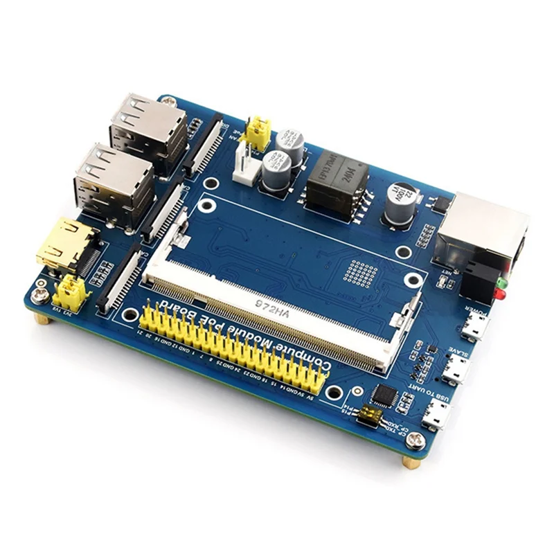 Well Made-Compute Module Poe Board+Case+Fan Kit For Raspberry Pi CM4S CM3 3Lite 3+ 3+Lite Compute Module Expansion Board