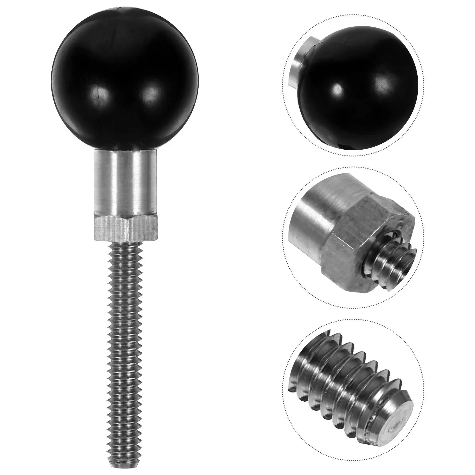 

Mobile Phone Bracket Ball Support Stable Fixed Mount for Motorcycle Rearview Mirror Portable Lightweight Motorbike Phone Holder