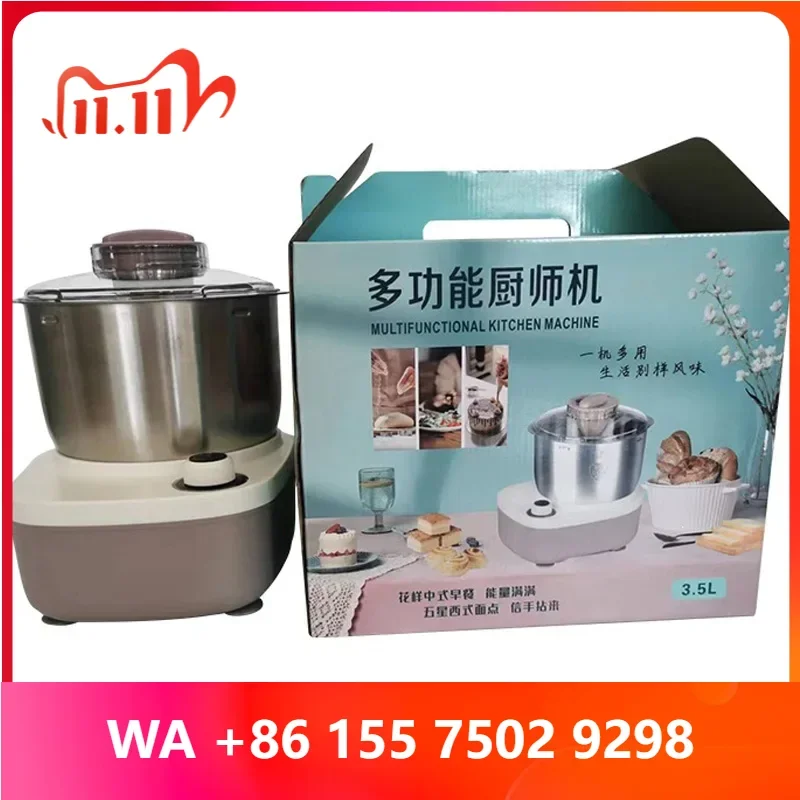 Por 5L Stainless Steel Home Baking Mixer Kitchen Batter/Dough Mixer with Automatic Dough Kneading and Proofing