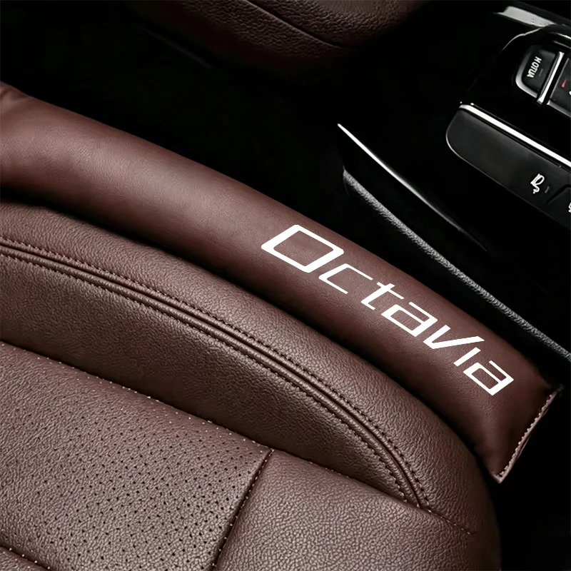 Car Seat Gap Plug Strip Leather Material With Inner Cotton Pad For Skoda OCTAVIA ENYAQ RS coupe Laurin & Klement Accessories