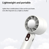 Xiaomi Handheld Five Adjustable Silent Small Fan Usb Cable Mini Turbo Fan Brushed Motor Cooling Small Air Fan Ultra High Speed