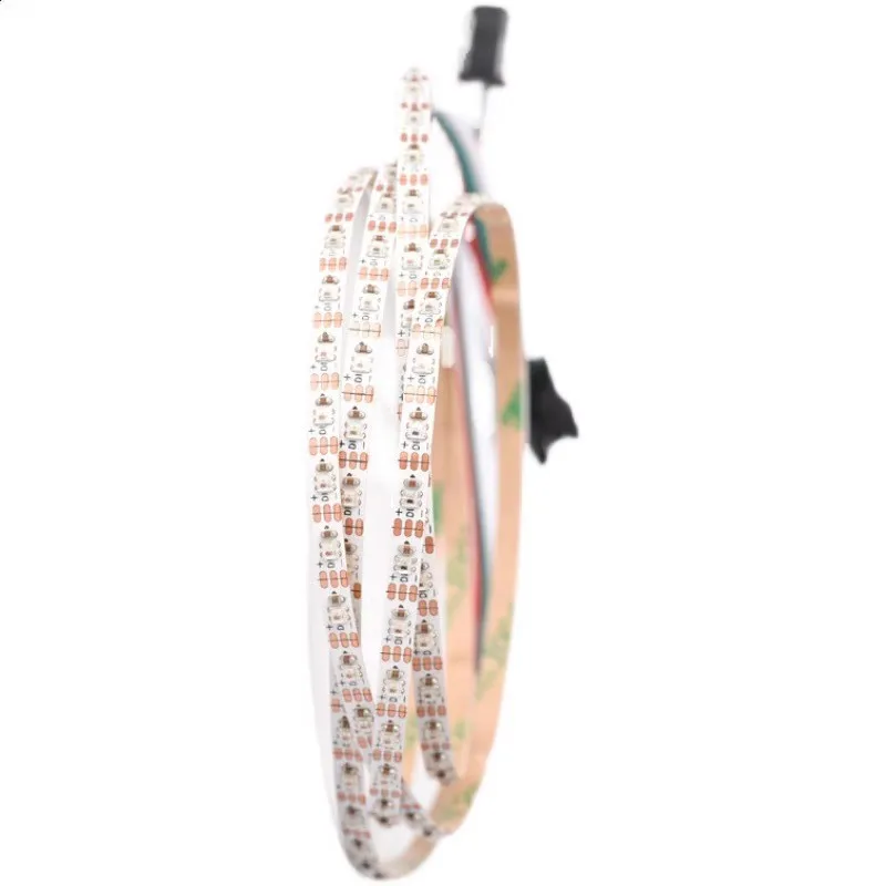 DC5V 2020 led Strip WS2812C addressable pixel LED strip flexible RGB full color 4mm PCB wide 90LEDs/m 120LEDs/m 200LEDS/M 1M