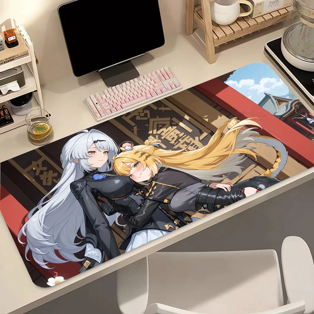 لوحة ماوس ألعاب Ju Fufu ZZZ لوحة مفاتيح ألعاب أنيمي Zenless Zone Zero Desk Mouse Mat Speed المطاط الكرتوني الكمبيوتر لوحة ماوس الكمبيوتر #5