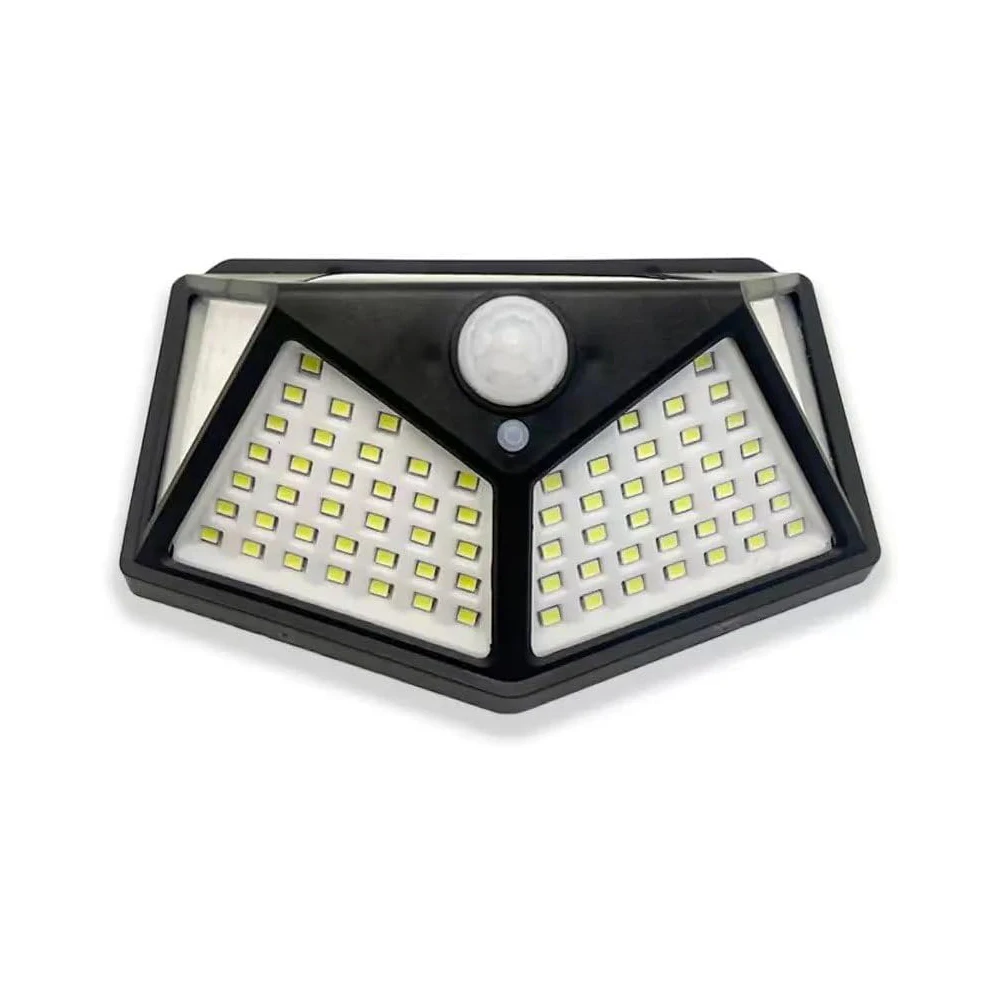 Outdoor 100 LED Solar Light, Motion Sensor Waterproof Solar Powered Wall Light Motion Sensor Light, Exterior RV Lighting