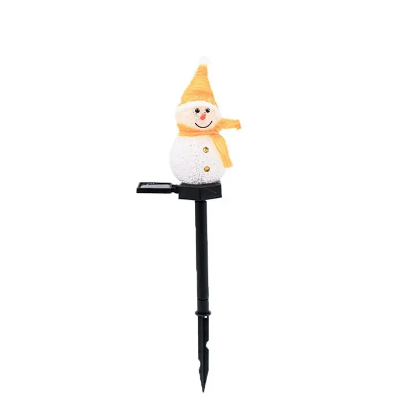 A36T-Christmas Decorations Solar Lights Outdoor Garden Decor Snowman-Christmas Ornaments Solar Powered Garden Decor A Durable