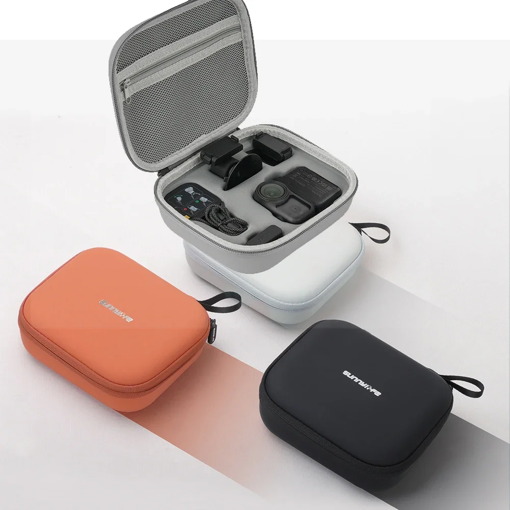 

Carrying Bag For DJI OSMO Nano Combo Storage Box Portable Cover Safe Hook All-In-One Hand Strap Pu Leather Waterproof Protector