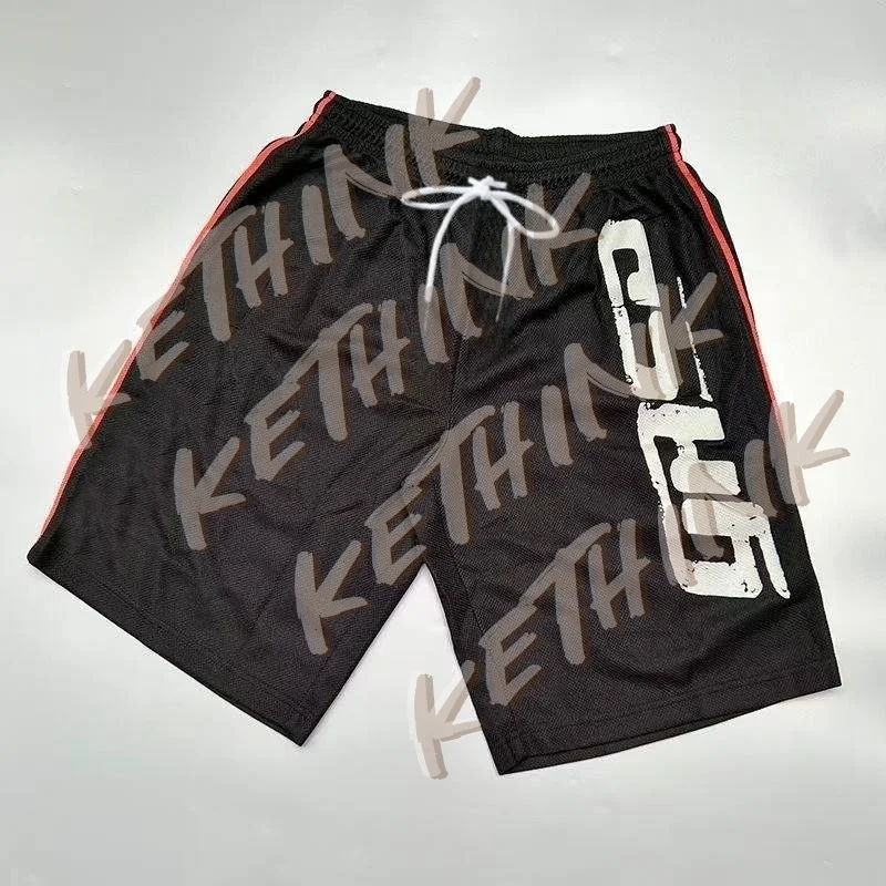 

Быстросохнущие мужские спортивные шорты, свободные летние брюки для тренировки мышц, приседаний, фитнеса, брюки пять четвертей, дышащие, впитывающие влагу