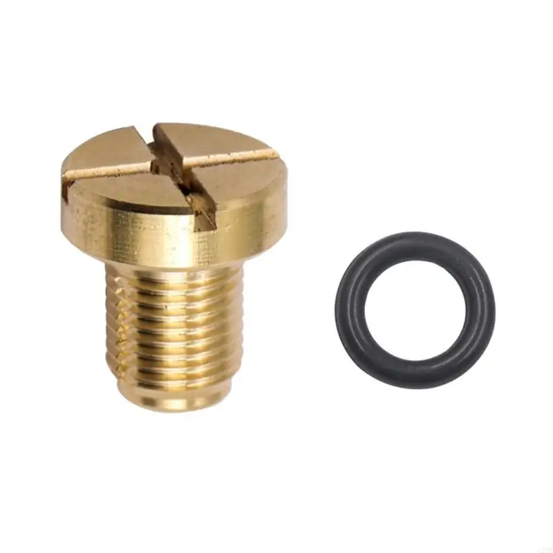 124B Durable Brass Coolant Expansion Screw Reliable Water Drainage Screw 17111712788 Replacement Suitable for E36 E39 E46