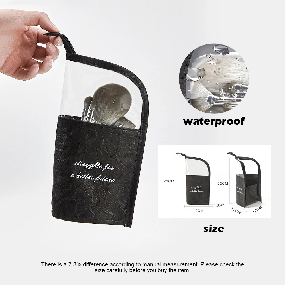 

Portable Large Capaci Clear Cosmetic Bag Travel Makeup Organizer Waterproof Toiletry Pouch Beauty Case