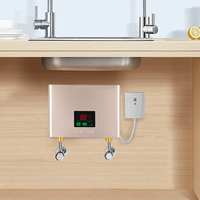 AC 220V Instant Electric Water Heater, 3000W Wall Mounted Water Heater, Remote Control Holder Hot Water Shower, 21*15*5.5cm