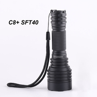 Flashlight Convoy C8+ with Luminus SFT40 6500K 5000K 3000K High Power Torch 18650 Flash Light Tactical Linterna Led Latarka